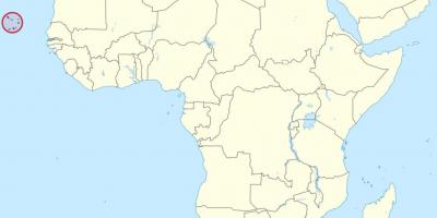 Cabo Verde áfrica do mapa